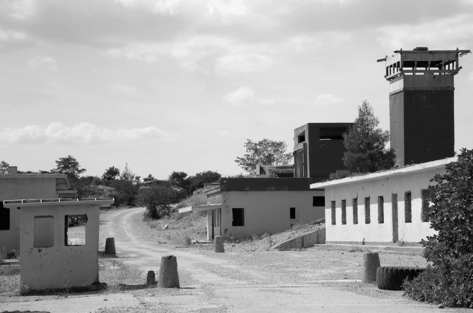 Abandoned NATO base,  Aspropyrgos, Greece